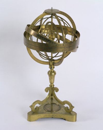 Una Sfera Armillare del sistema copernicano, 1764 da Bonifazio Borsari